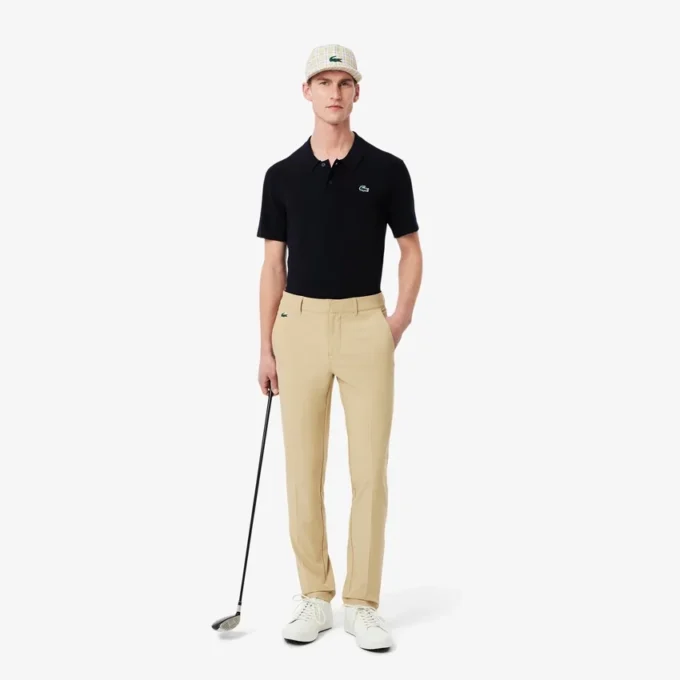 Men’s Short Sleeve Polo Collar Golf Sweater