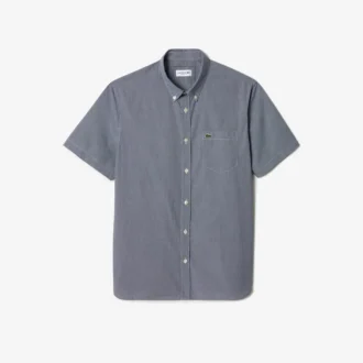 Men’s Short Sleeve Regular Fit Gingham Shirt