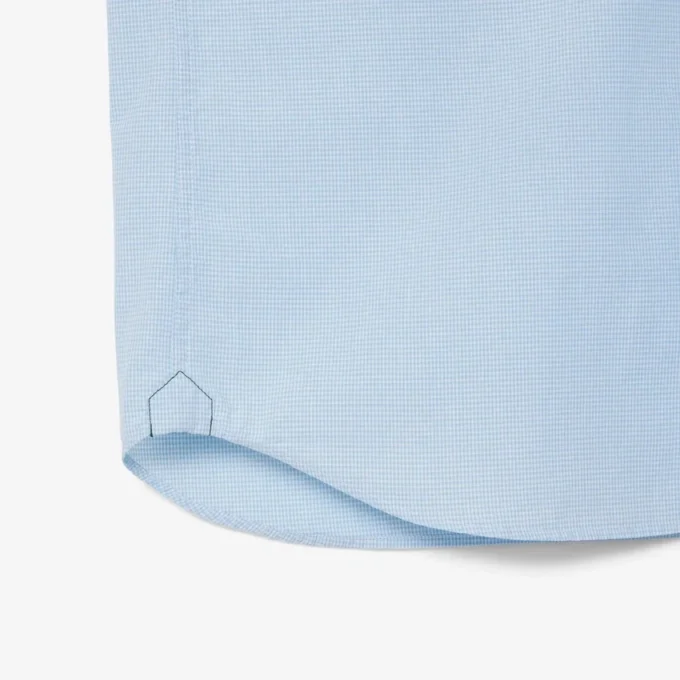 Men’s Short Sleeve Regular Fit Gingham Shirt