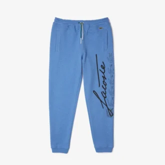 Men’s Signature & Croc Print Cotton Fleece Sweatpants