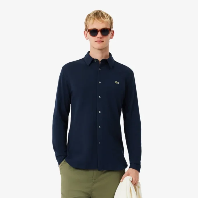 Men’s Slim Fit Cotton Piqua Shirt