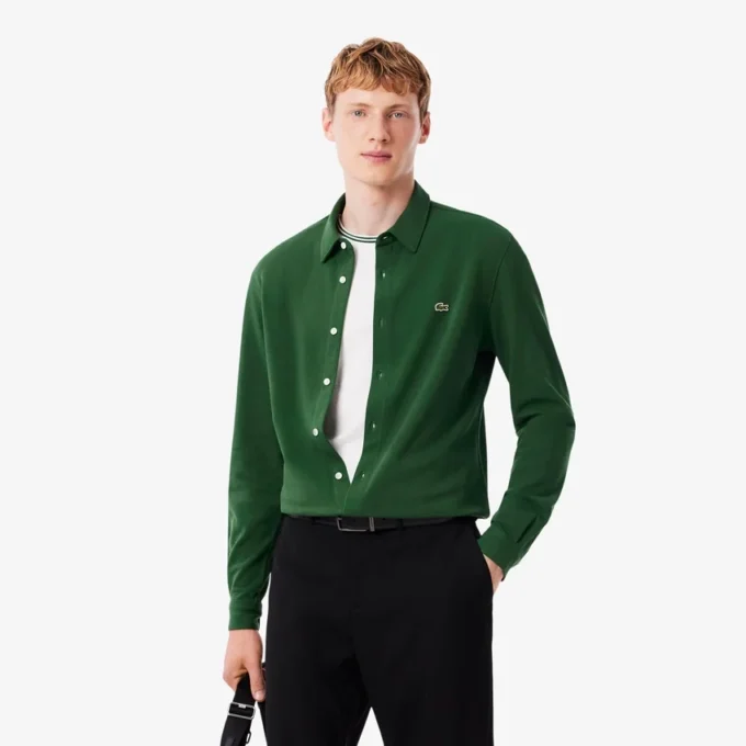 Men’s Slim Fit Cotton Piqua Shirt