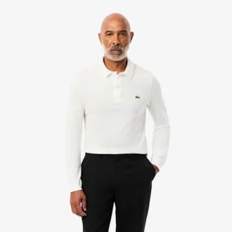 Men’s Slim Fit L.12.12 Long Sleeve Polo
