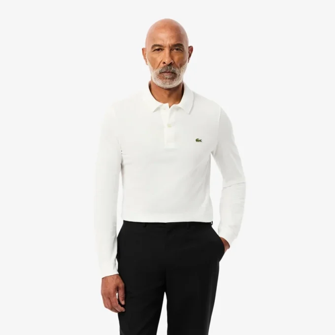 Men’s Slim Fit L.12.12 Long Sleeve Polo
