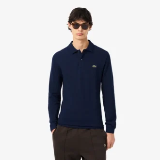 Men’s Slim Fit L.12.12 Long Sleeve Polo
