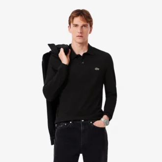 Men’s Slim Fit L.12.12 Long Sleeve Polo