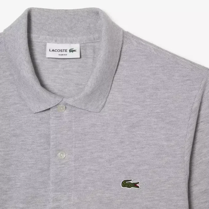 Men’s Slim Fit L.12.12 Long Sleeve Polo