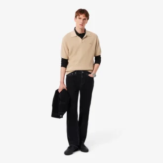 Men’s Slim Fit L.12.12 Long Sleeve Polo