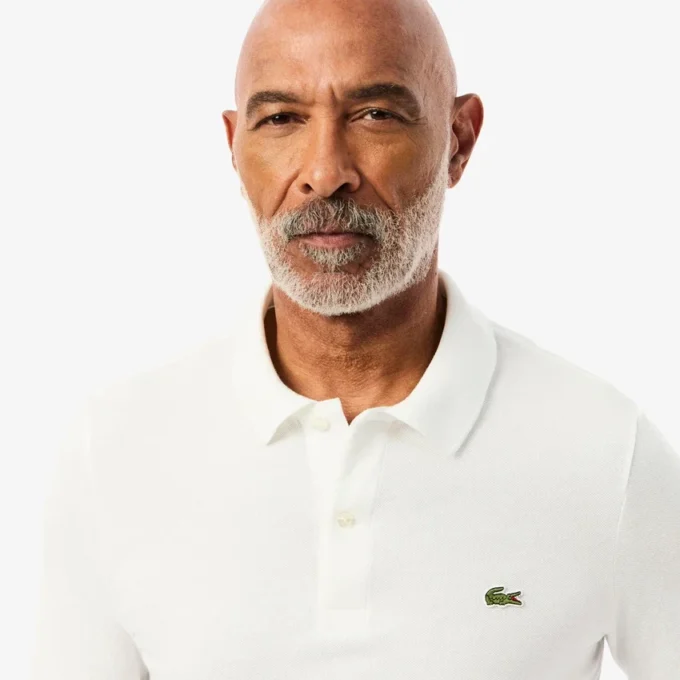 Men’s Slim Fit L.12.12 Long Sleeve Polo
