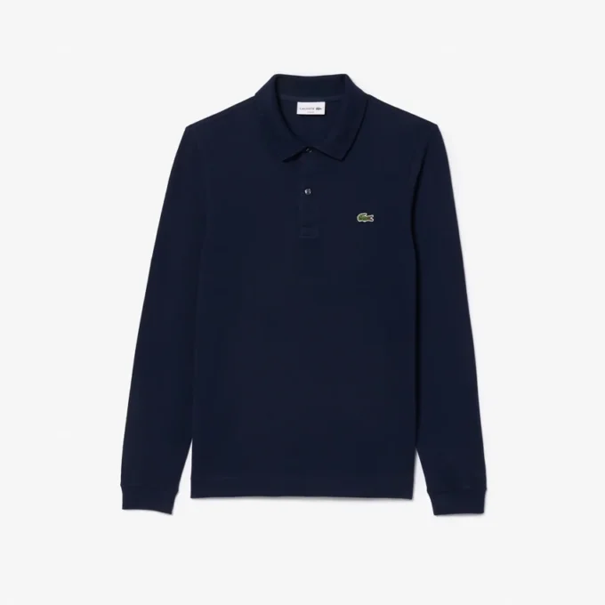 Men’s Slim Fit L.12.12 Long Sleeve Polo