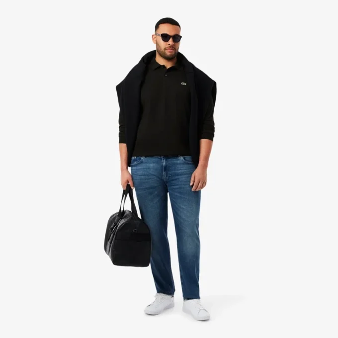Men’s Slim Fit L.12.12 Long Sleeve Polo