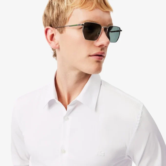 Men’s Slim Fit Stretch Button Down Shirt