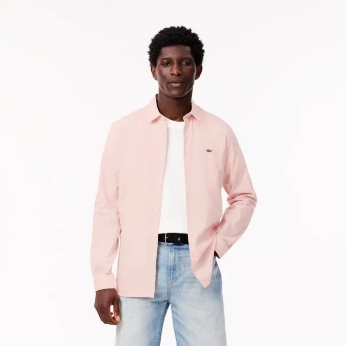 Men’s Slim Fit Stretch Poplin Shirt