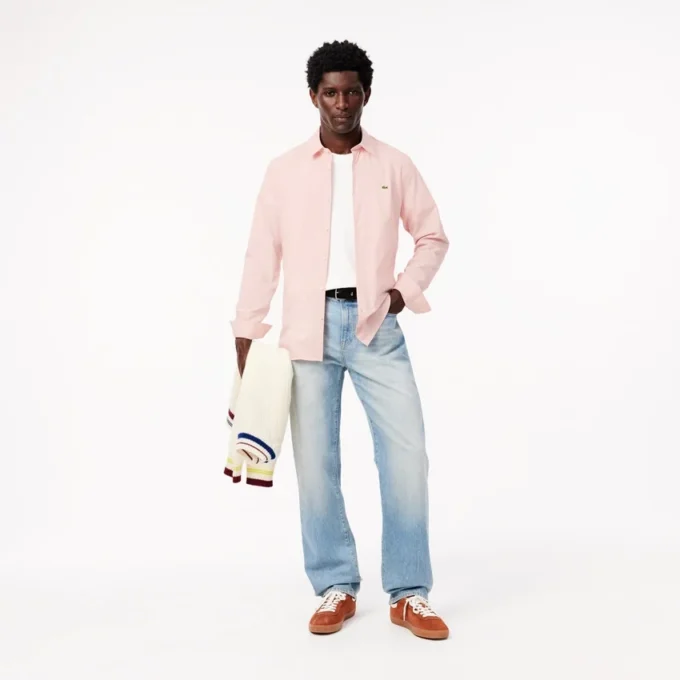Men’s Slim Fit Stretch Poplin Shirt
