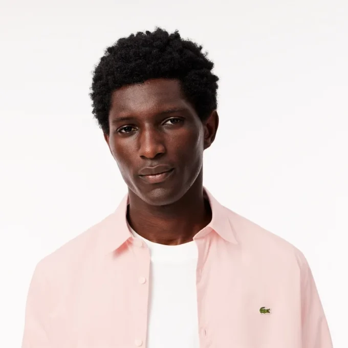 Men’s Slim Fit Stretch Poplin Shirt