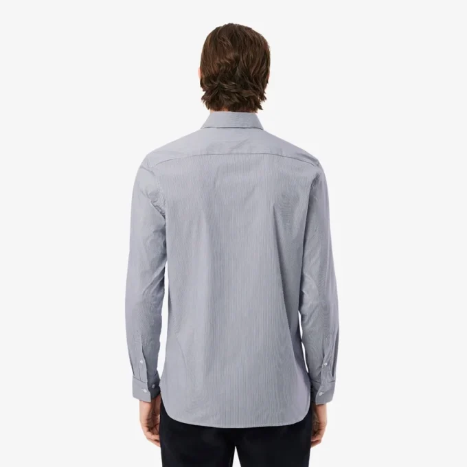 Men’s Slim Fit Striped Stretch Button Down Shirt