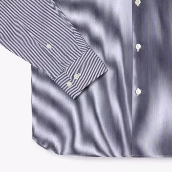 Men’s Slim Fit Striped Stretch Button Down Shirt