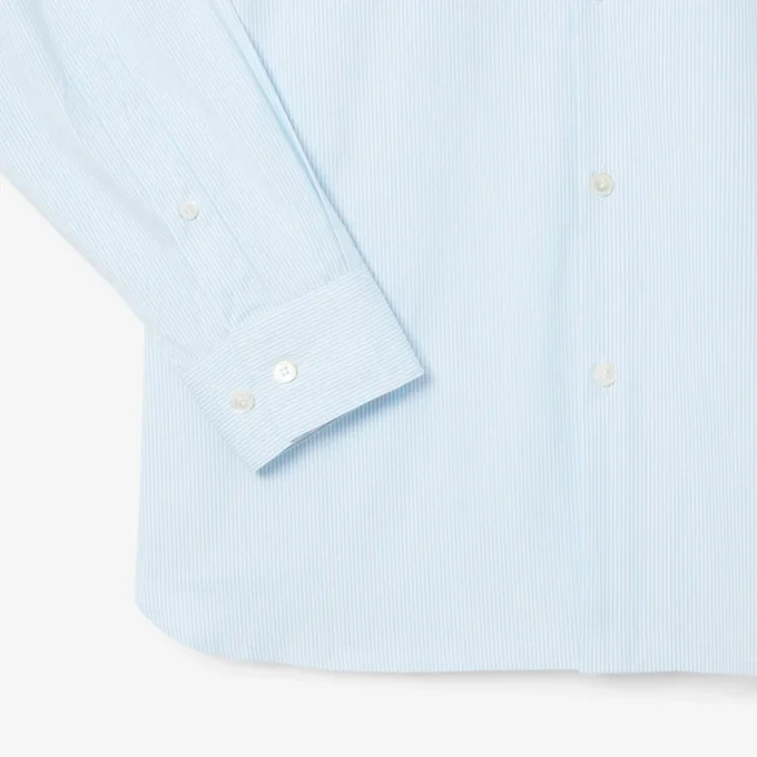 Men’s Slim Fit Striped Stretch Button Down Shirt