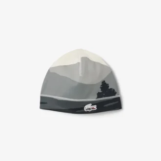 Men’s Sport Landscape Print Fleece Beanie