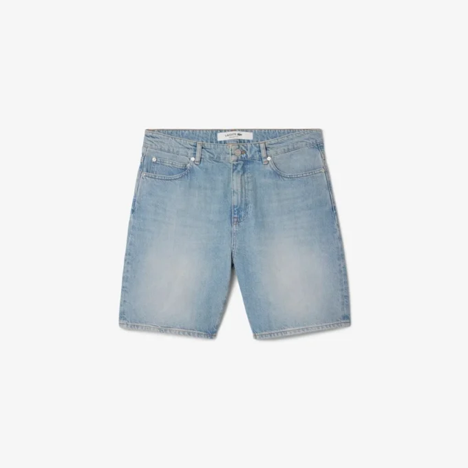 Men’s Straight Cut Denim Shorts