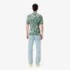 Men’s Straight Cut Print Motif Denim Jeans