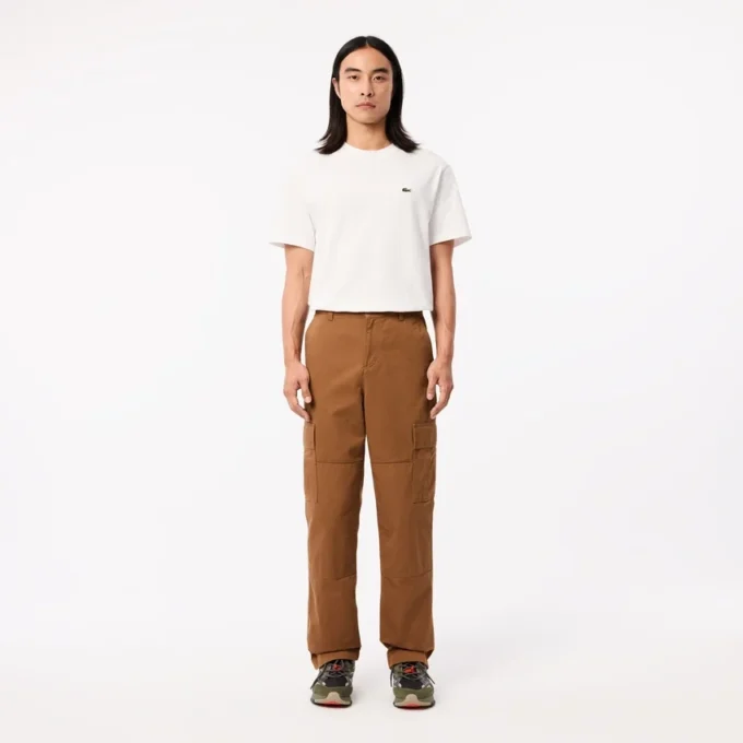 Men’s Straight Fit Cotton Cargo Pants