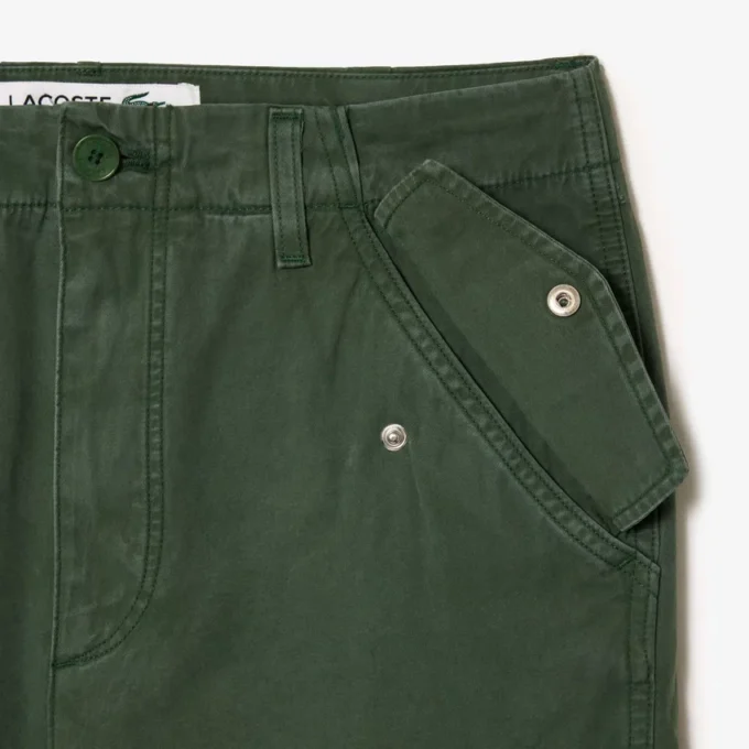 Men’s Straight Fit Cotton Cargo Pants