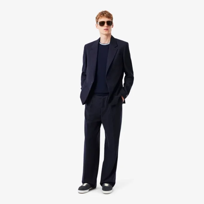 Men’s Straight Fit Felted Wool Pants