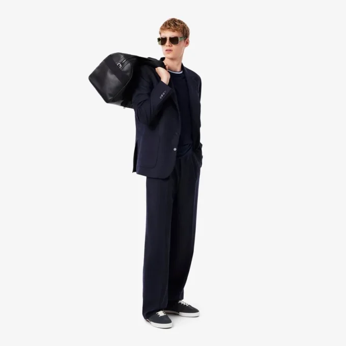 Men’s Straight Fit Felted Wool Pants