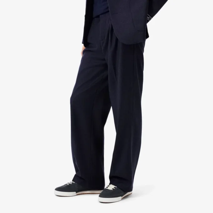 Men’s Straight Fit Felted Wool Pants