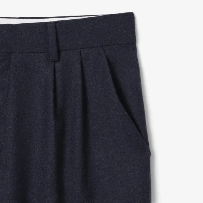 Men’s Straight Fit Felted Wool Pants
