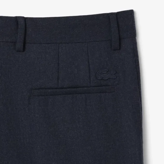 Men’s Straight Fit Felted Wool Pants