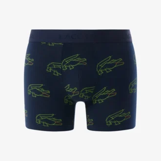 Men’s Stretch Cotton Croc Print Boxer Briefs