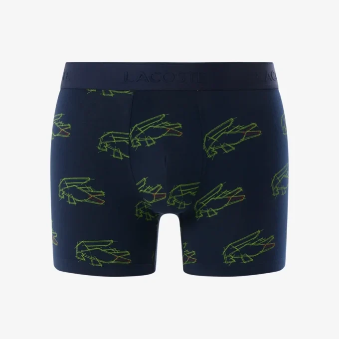 Men’s Stretch Cotton Croc Print Boxer Briefs