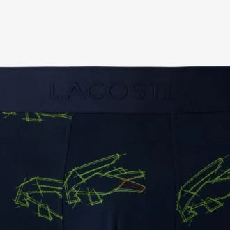 Men’s Stretch Cotton Croc Print Boxer Briefs