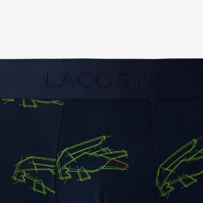 Men’s Stretch Cotton Croc Print Boxer Briefs