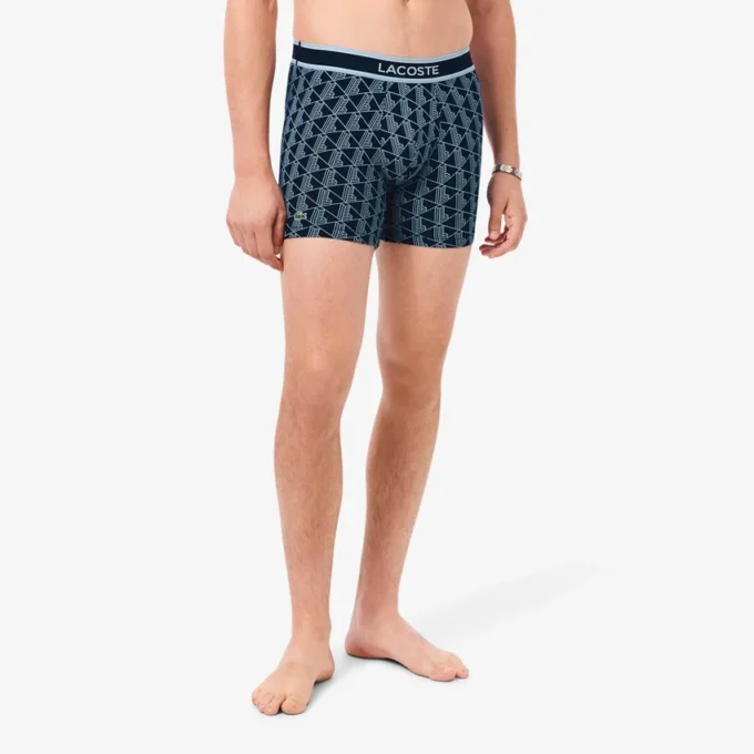 Men’s Stretch Cotton Monogram Boxer Briefs