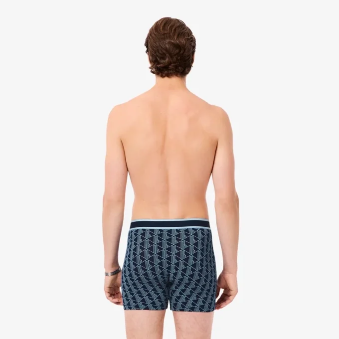 Men’s Stretch Cotton Monogram Boxer Briefs