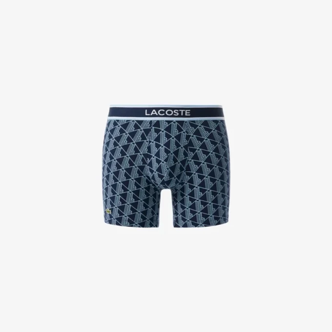 Men’s Stretch Cotton Monogram Boxer Briefs