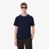 Men’s Stretch Piqua Striped Collar T-Shirt