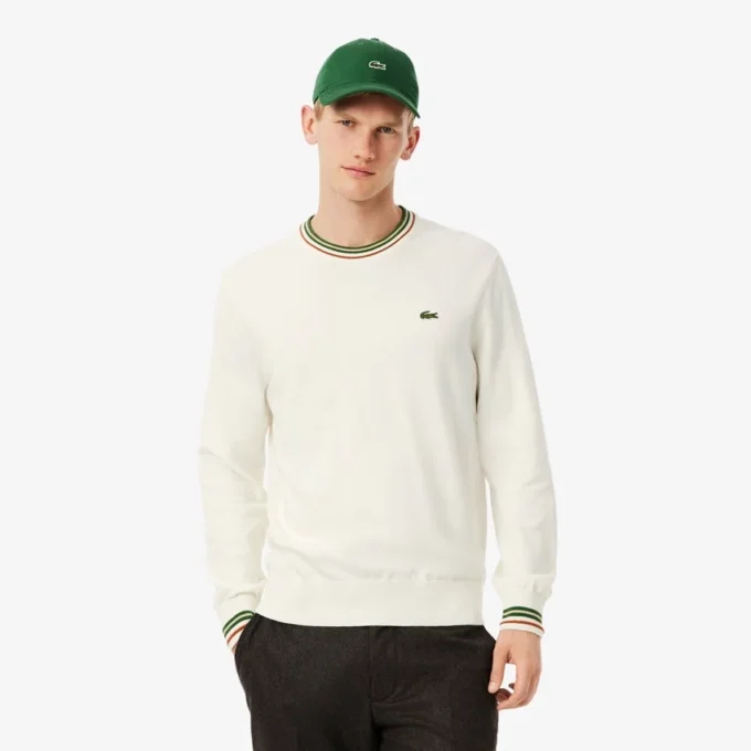 Men’s Striped Cotton Jersey Sweater