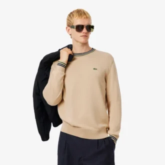 Men’s Striped Cotton Jersey Sweater