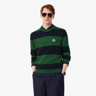 Men’s Striped Cotton Jersey Sweater