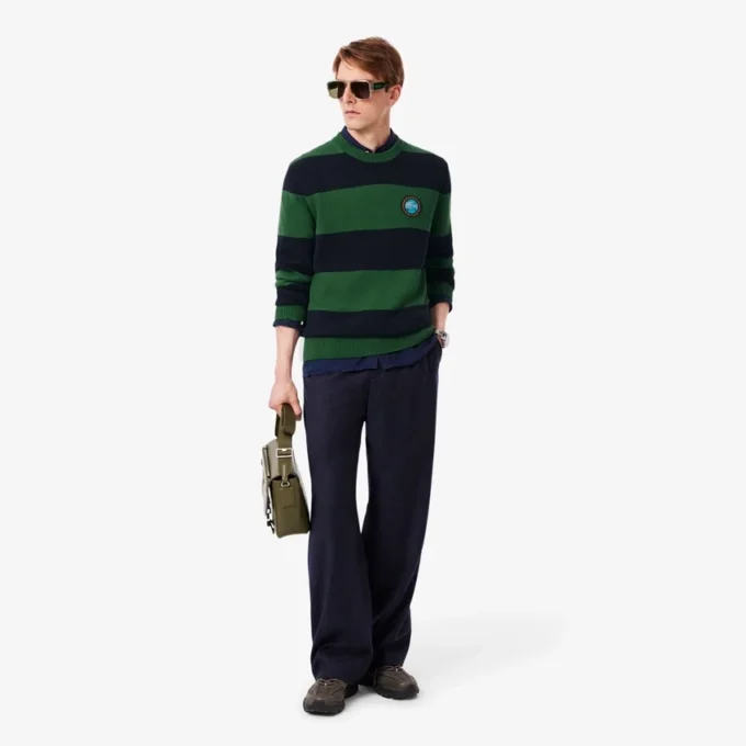 Men’s Striped Cotton Jersey Sweater