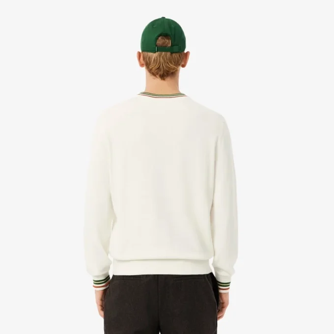 Men’s Striped Cotton Jersey Sweater