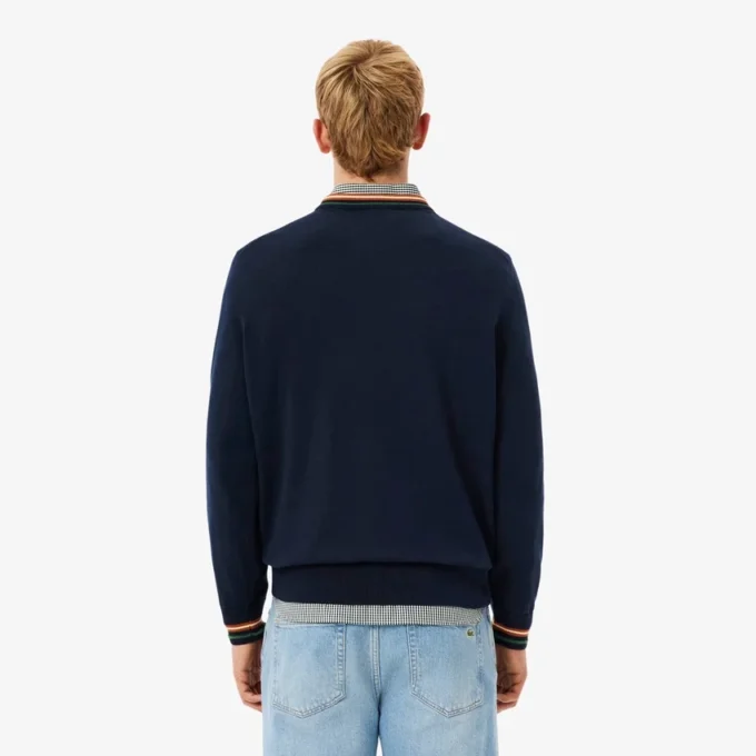Men’s Striped Cotton Jersey Sweater
