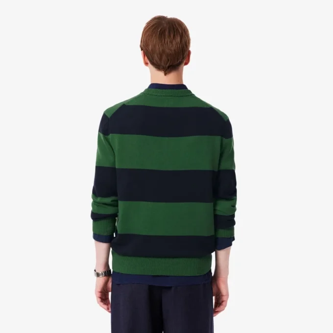 Men’s Striped Cotton Jersey Sweater