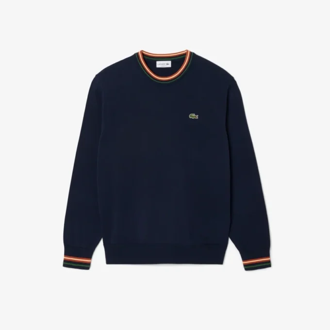 Men’s Striped Cotton Jersey Sweater