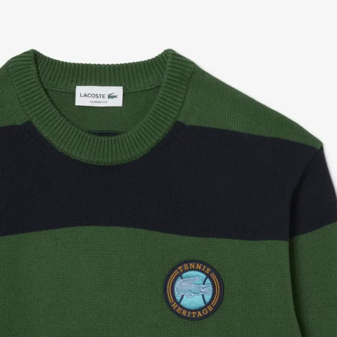 Men’s Striped Cotton Jersey Sweater