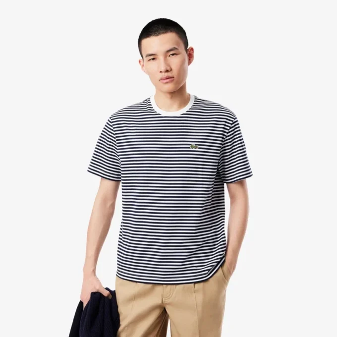 Men’s Striped Heavy Cotton T-Shirt